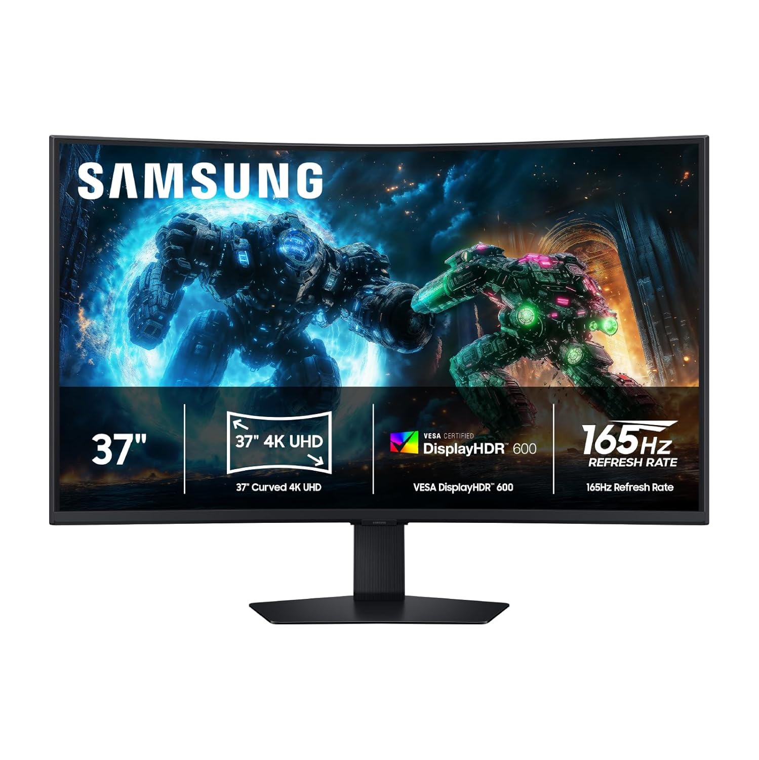 37” Odyssey G7 (G75F) 4K UHD Resolution, 165Hz, Curved Gaming Monitor, 1Ms Response Time (Gtg), VESA Displayhdr™ 600, AMD Freesync™ Premium Pro, LS37FG75DENXZA, 2025