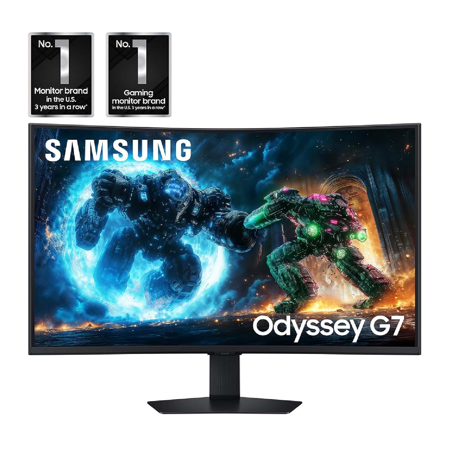 37” Odyssey G7 (G75F) 4K UHD Resolution, 165Hz, Curved Gaming Monitor, 1Ms Response Time (Gtg), VESA Displayhdr™ 600, AMD Freesync™ Premium Pro, LS37FG75DENXZA, 2025