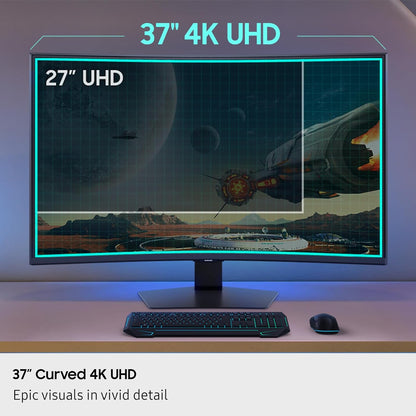 37” Odyssey G7 (G75F) 4K UHD Resolution, 165Hz, Curved Gaming Monitor, 1Ms Response Time (Gtg), VESA Displayhdr™ 600, AMD Freesync™ Premium Pro, LS37FG75DENXZA, 2025