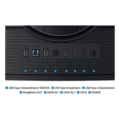 37” Odyssey G7 (G75F) 4K UHD Resolution, 165Hz, Curved Gaming Monitor, 1Ms Response Time (Gtg), VESA Displayhdr™ 600, AMD Freesync™ Premium Pro, LS37FG75DENXZA, 2025