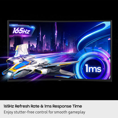 37” Odyssey G7 (G75F) 4K UHD Resolution, 165Hz, Curved Gaming Monitor, 1Ms Response Time (Gtg), VESA Displayhdr™ 600, AMD Freesync™ Premium Pro, LS37FG75DENXZA, 2025