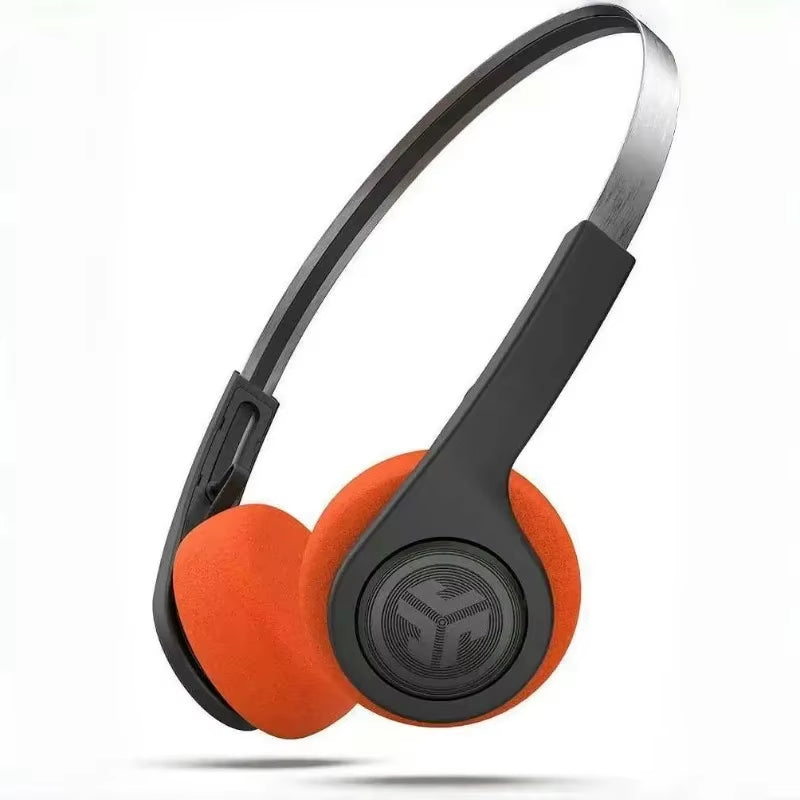 Jlab Rewind Retro Wireless On-Ear Headphones Bluetooth 4.2 Headset Hifi Stereo Music Earphone with Microphone with Free Delivery